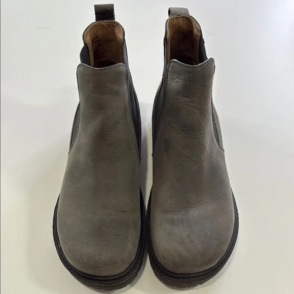 BIRKENSTOCK UNISEX STALON NUBUCK LEATHER GRAPHITE CHELSEA BOOT SZ 40 L9 M7 - Picture 3 of 7